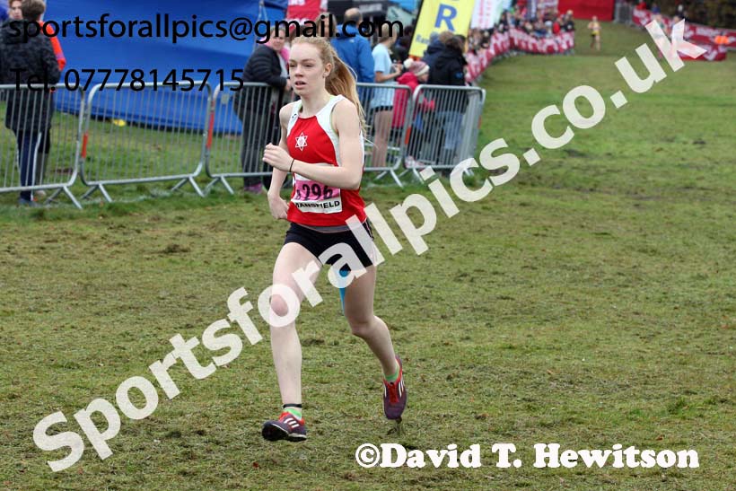 Womens junior National Cross Country Relay, Berry Hill Park, Mansfield. Photo:  David T. Hewitson/Sports for All Pics